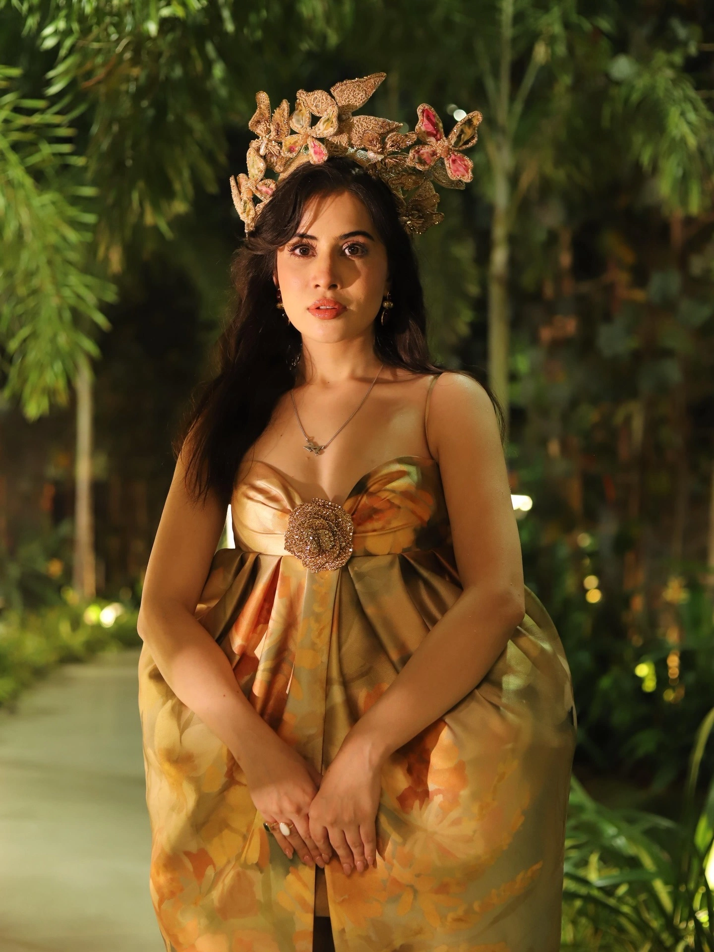Urfi Javed Glass Dress